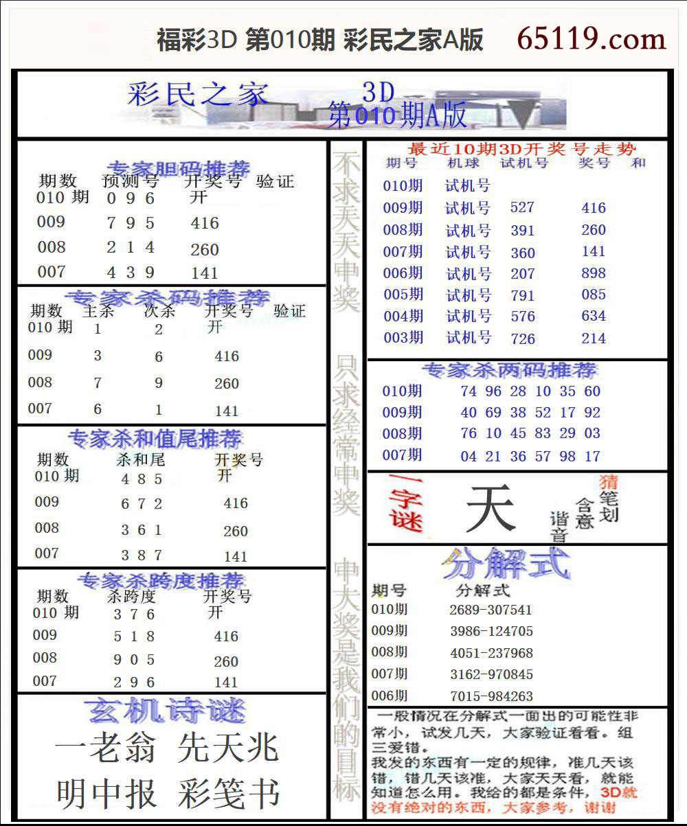 福彩3D彩民之家A版