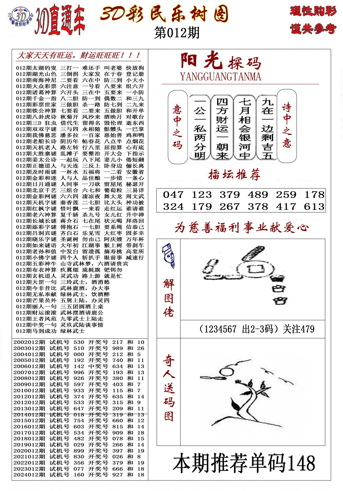 3D彩民乐树图